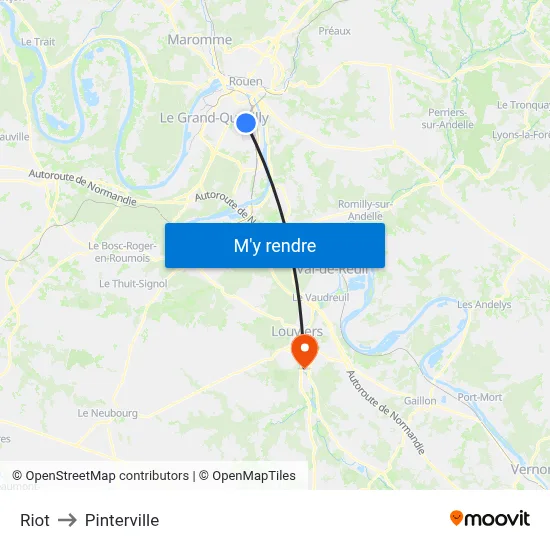Riot to Pinterville map