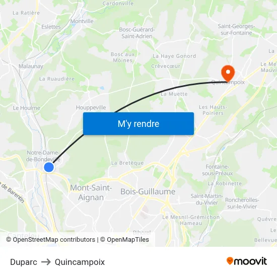 Duparc to Quincampoix map
