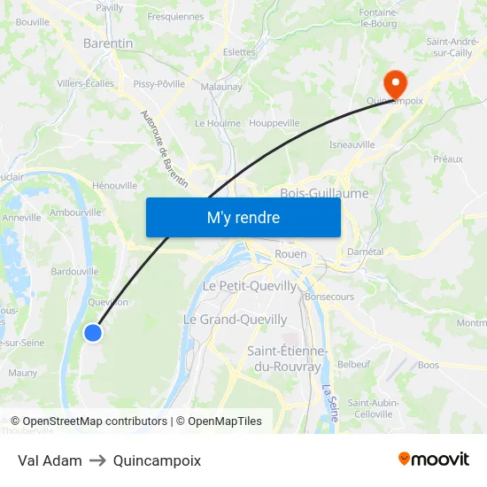 Val Adam to Quincampoix map