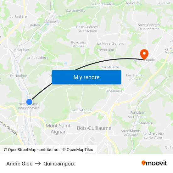 André Gide to Quincampoix map