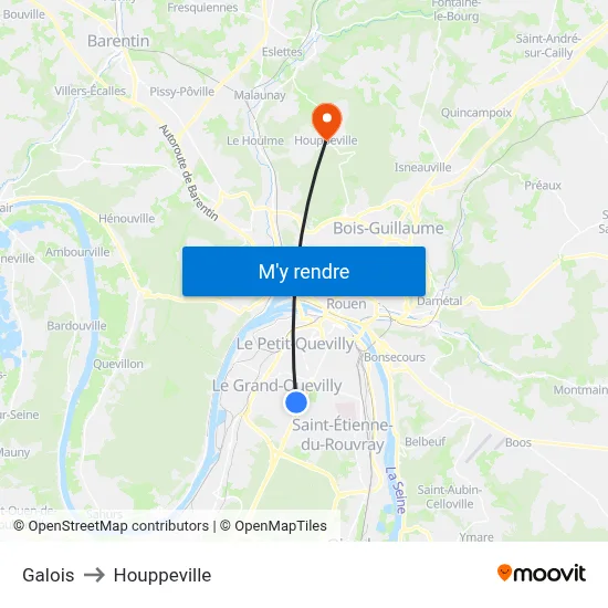Galois to Houppeville map