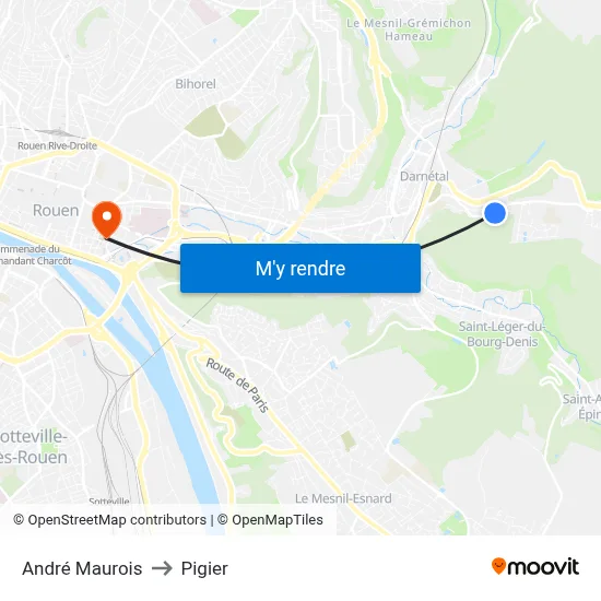 André Maurois to Pigier map