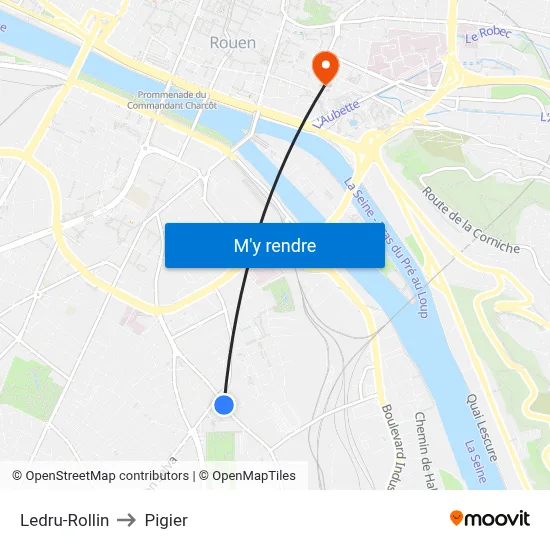 Ledru-Rollin to Pigier map