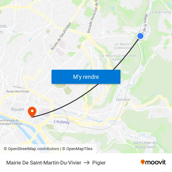 Mairie De Saint-Martin-Du-Vivier to Pigier map