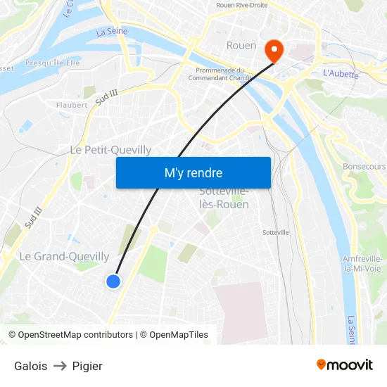 Galois to Pigier map