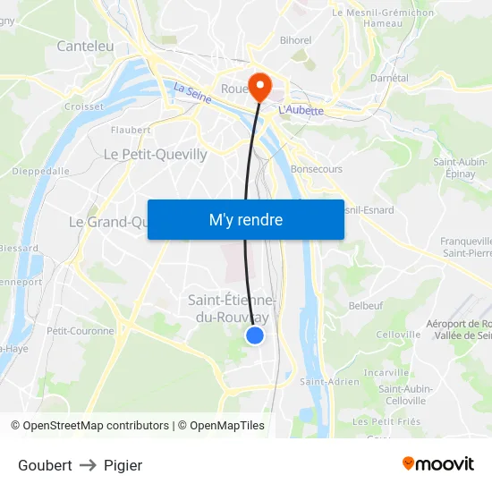 Goubert to Pigier map