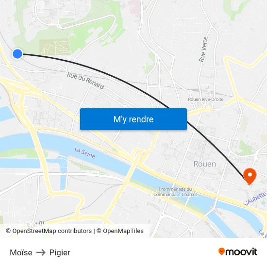 Moïse to Pigier map