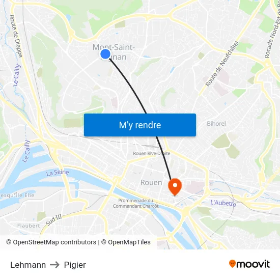 Lehmann to Pigier map