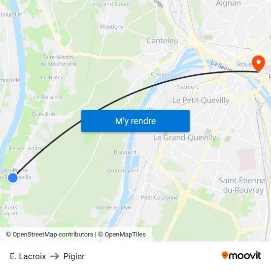 E. Lacroix to Pigier map