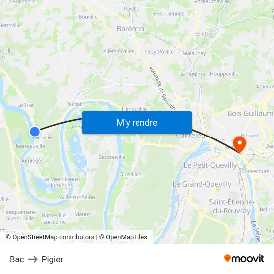 Bac to Pigier map