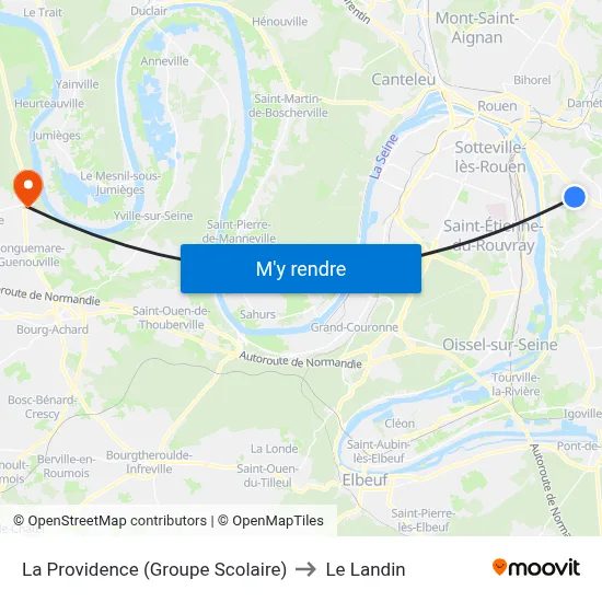 La Providence (Groupe Scolaire) to Le Landin map
