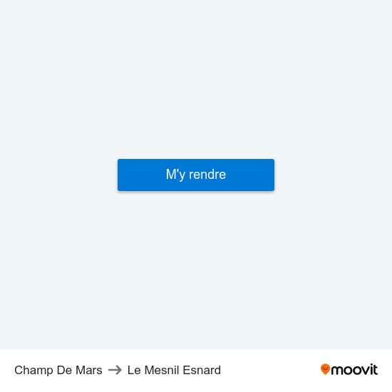 Champ De Mars to Le Mesnil Esnard map