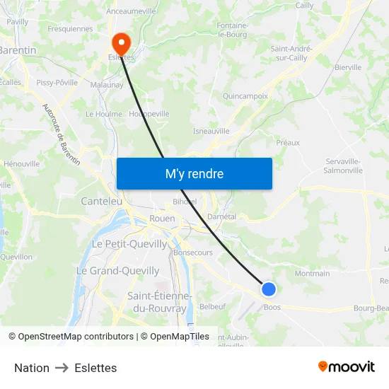 Nation to Eslettes map