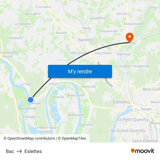 Bac to Eslettes map