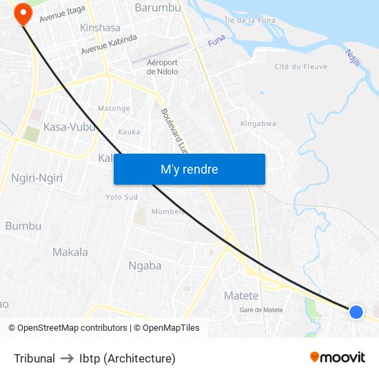 Tribunal to Ibtp (Architecture) map