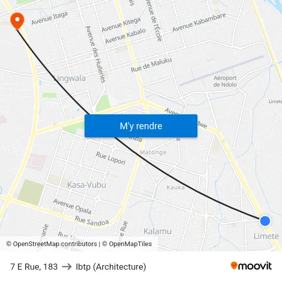 7 E Rue, 183 to Ibtp (Architecture) map