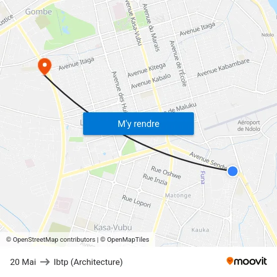 20 Mai to Ibtp (Architecture) map