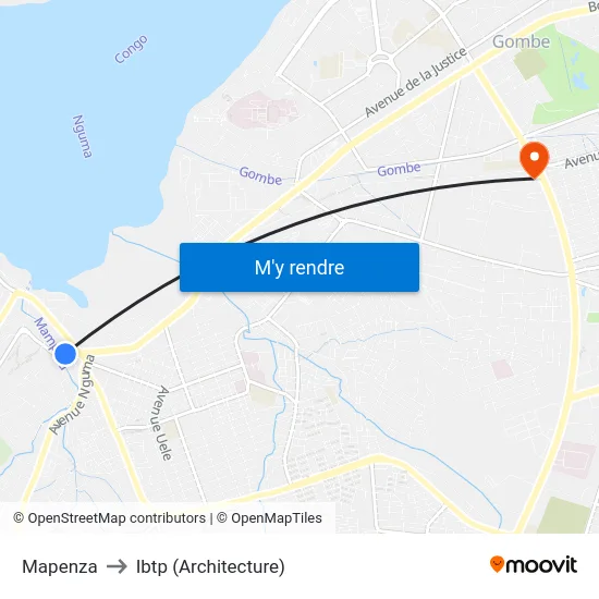 Mapenza to Ibtp (Architecture) map