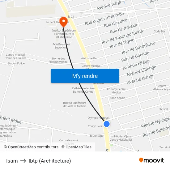 Isam to Ibtp (Architecture) map