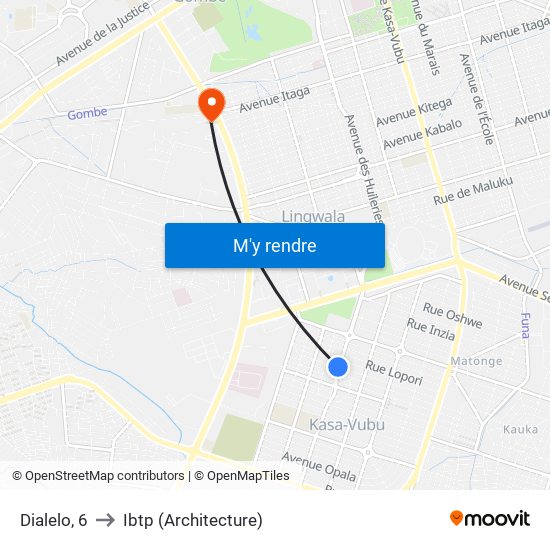 Dialelo, 6 to Ibtp (Architecture) map