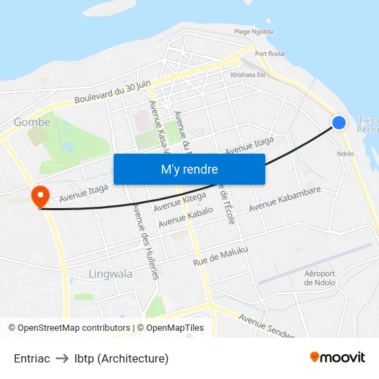 Entriac to Ibtp (Architecture) map