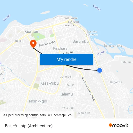 Bat to Ibtp (Architecture) map