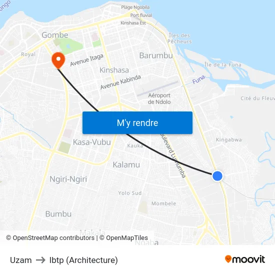 Uzam to Ibtp (Architecture) map