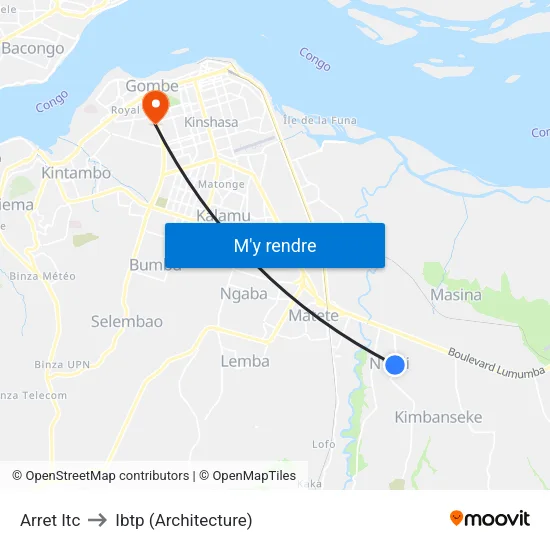 Arret Itc to Ibtp (Architecture) map