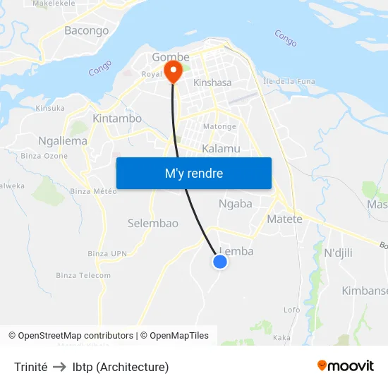 Trinité to Ibtp (Architecture) map
