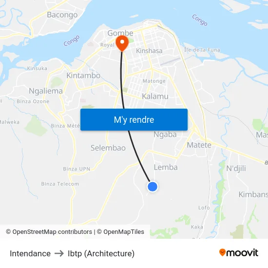 Intendance to Ibtp (Architecture) map