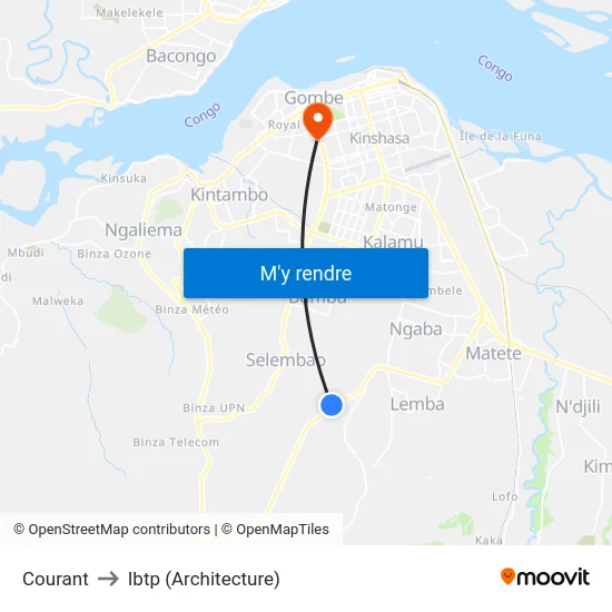 Courant to Ibtp (Architecture) map
