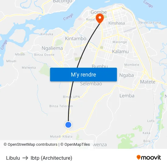 Libulu to Ibtp (Architecture) map
