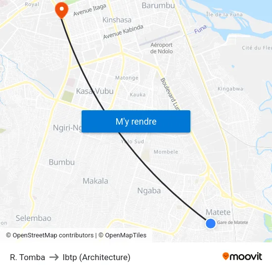R. Tomba to Ibtp (Architecture) map