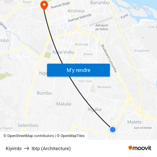 Kiyimbi to Ibtp (Architecture) map