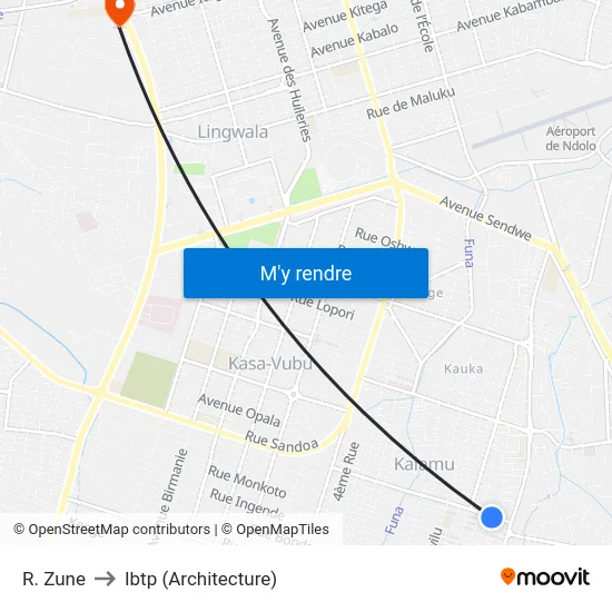 R. Zune to Ibtp (Architecture) map