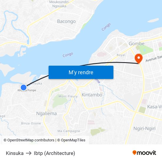 Kinsuka to Ibtp (Architecture) map