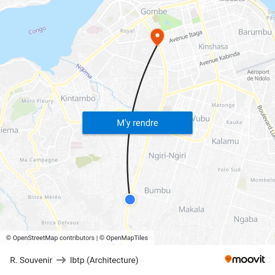 R. Souvenir to Ibtp (Architecture) map