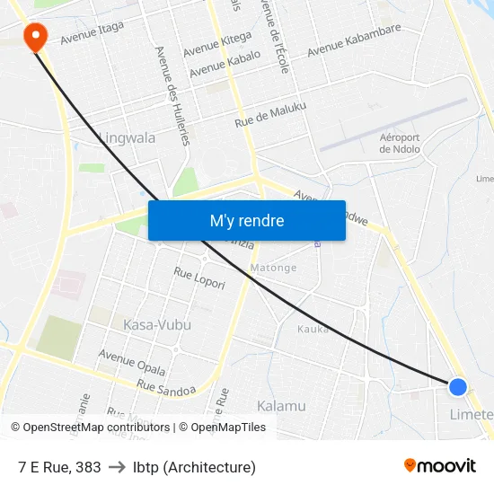 7 E Rue, 383 to Ibtp (Architecture) map