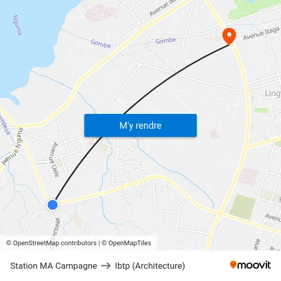 Station MA Campagne to Ibtp (Architecture) map
