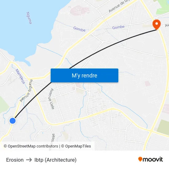 Erosion to Ibtp (Architecture) map