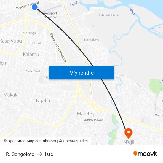 R. Songoloto to Istc map