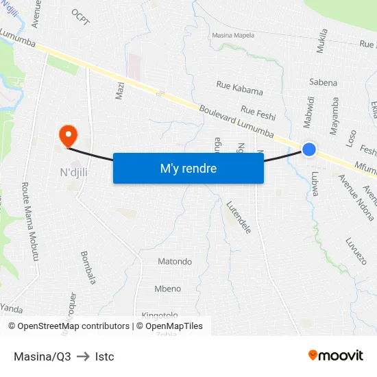 Masina/Q3 to Istc map