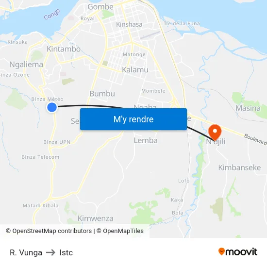 R. Vunga to Istc map