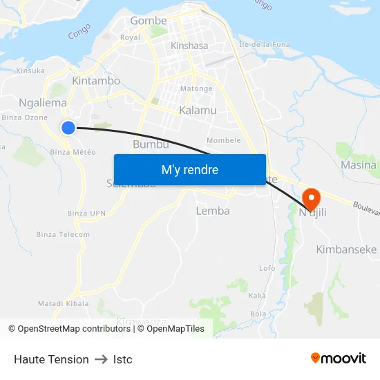 Haute Tension to Istc map
