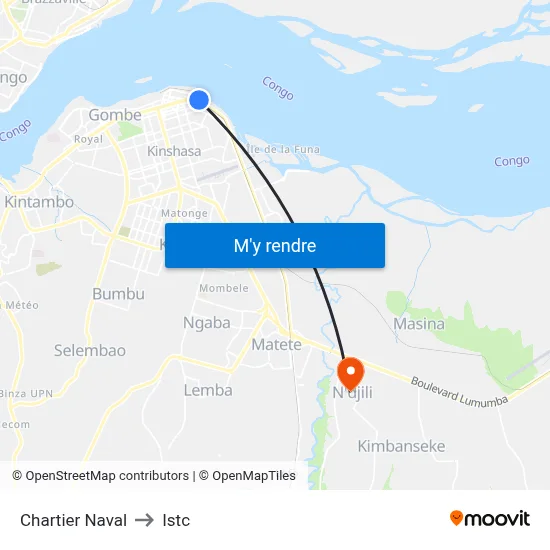 Chartier Naval to Istc map