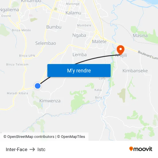 Inter-Face to Istc map