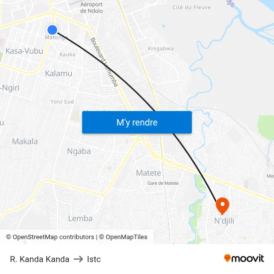 R. Kanda Kanda to Istc map