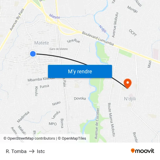 R. Tomba to Istc map