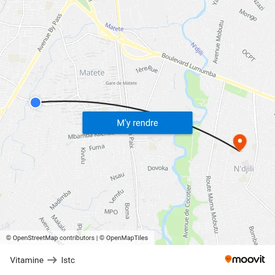 Vitamine to Istc map