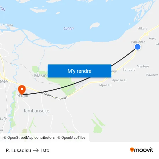 R. Lusadisu to Istc map